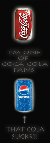  Кока-кола is the real thing!