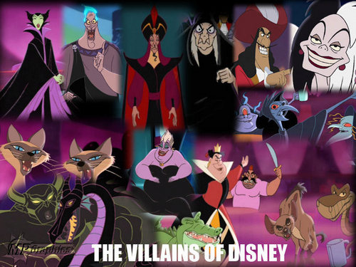  Disney Villains kertas dinding