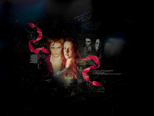  Edward and Bella achtergrond