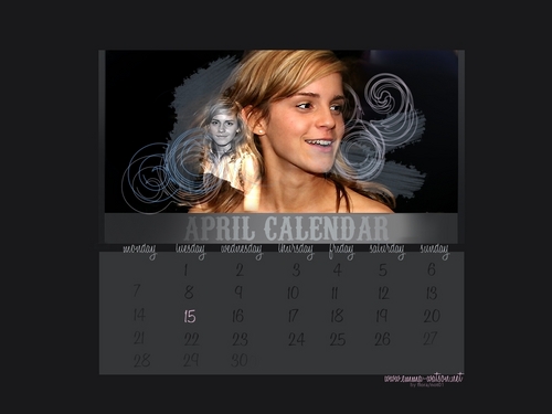  Emma Watson calendar