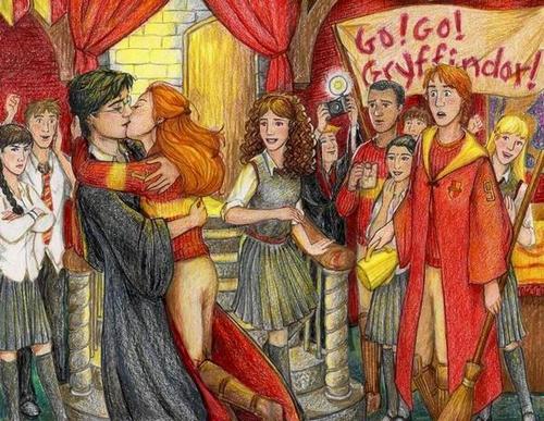  Harry Ginny first kiss