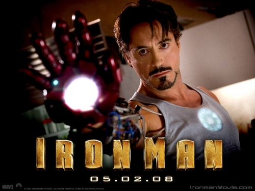  Iron Man- Robert Downey Jr.