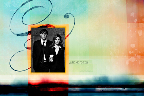  Jim/Pam kertas dinding
