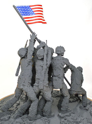 Lego Iwo Jima Memorial