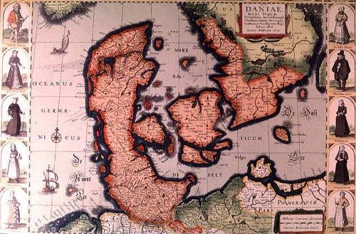 Old Denmark map