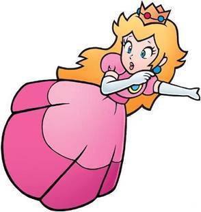  Princess pic, peach - SMB 3