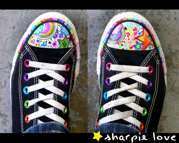 Sharpie + Converse