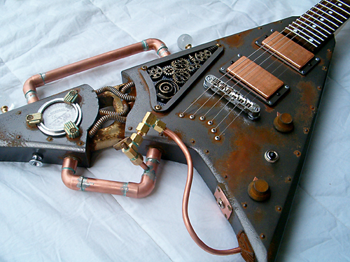  Steampunk chitarra