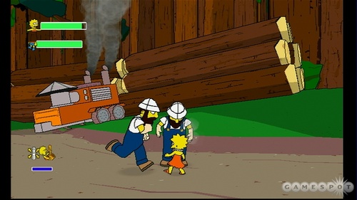  The Simpsons Game Screens