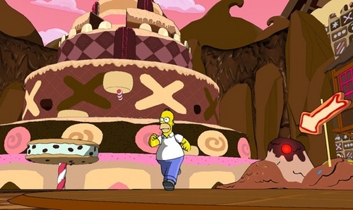 The Simpsons Game Screens