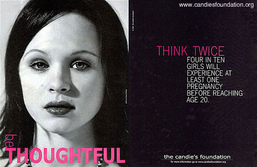  Thora in a Candies ad