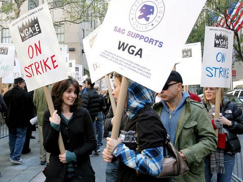  Tina Fey during the strike