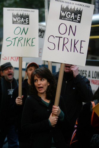  Tina Fey during the strike