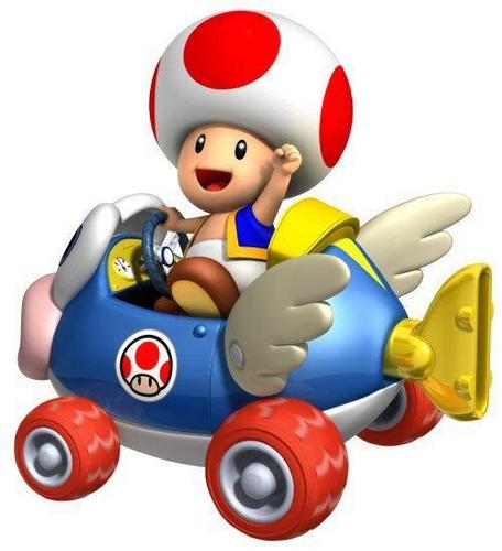 Toad in Mario Kart Wii