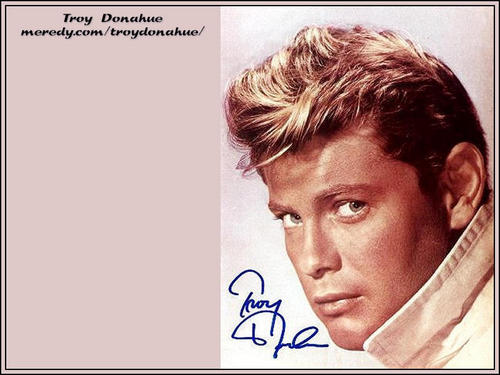  Troy Donahue w'paper