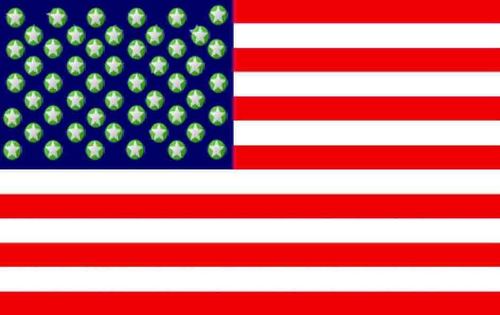  United States of 潮流粉丝俱乐部 Flag