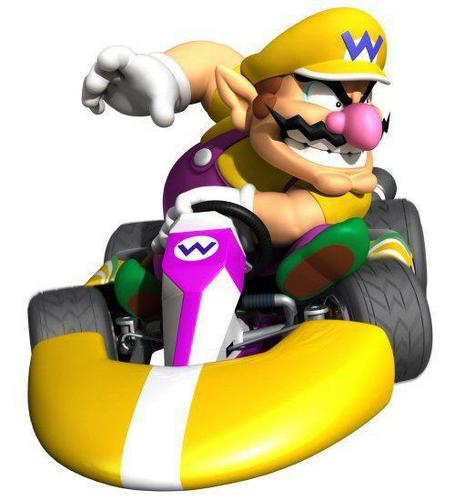  Wario in Mario Kart Wii