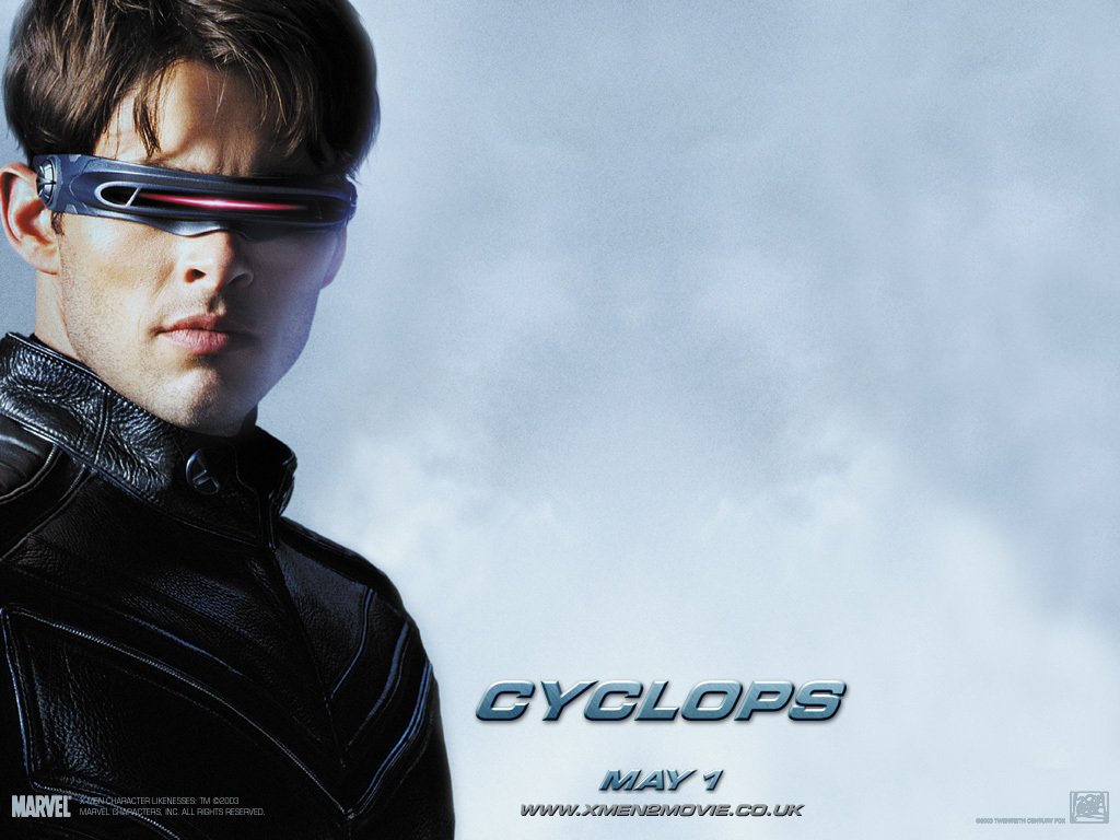 X-Men Cyclops blue background - James Marsden Wallpaper (944944) - Fanpop