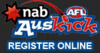 auskick register logo on web