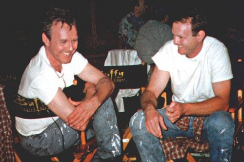 giles and his stunt double