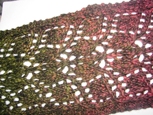  lace leaves scarf