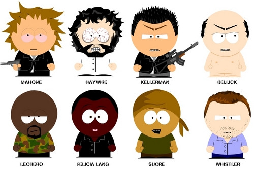 south park characters!