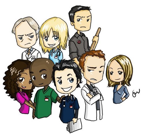  Cartoon cast