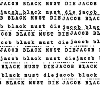  Jacob Black must die