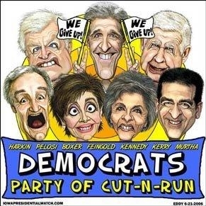  Democrat's cut and run