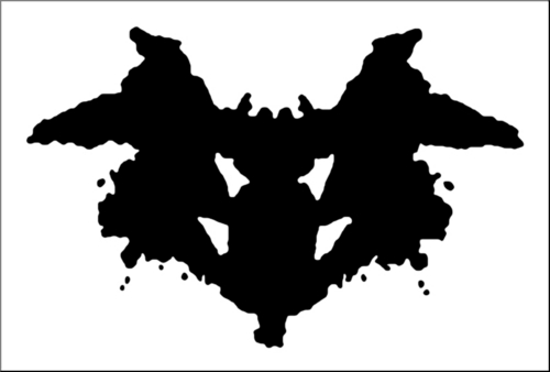  Example of a Rorschach Ink Blot