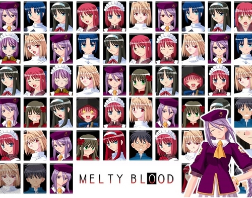  Melty Blood Characters