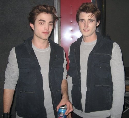 Rob and his stunt double