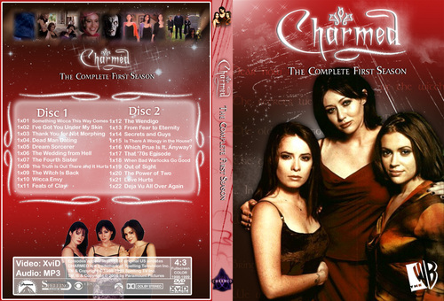 Charmed Season 1 Dvd Cover Made By Chibiboi