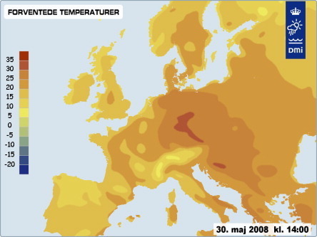  Châu Âu weather May 30 2008