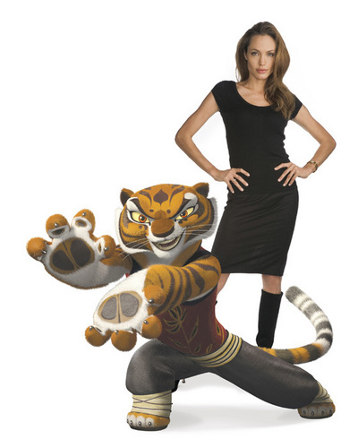  Angelina Jolie - tijgerin, die tigerin