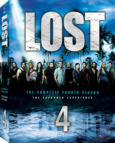  迷失 season 4 DVD box set cover