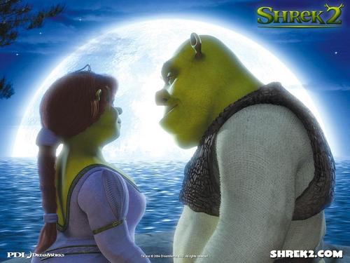  Princess Fiona and her husband Shrek