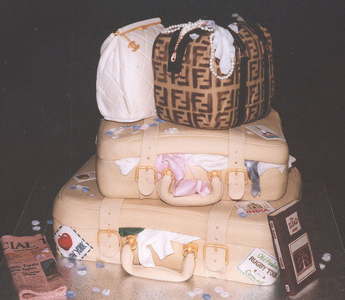  Suitcases Cake