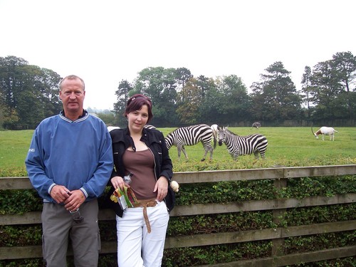  debs and her dad at মরাল land
