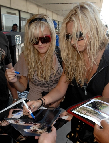  Aly & AJ leaving from LAX