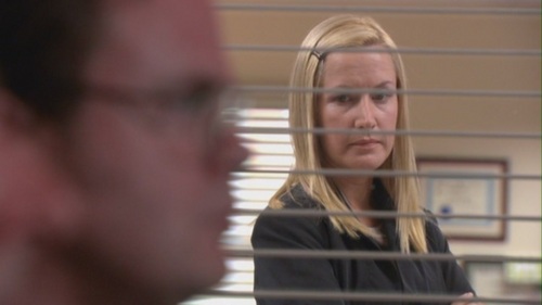  Angela Disappointed in Dwight in The Coup