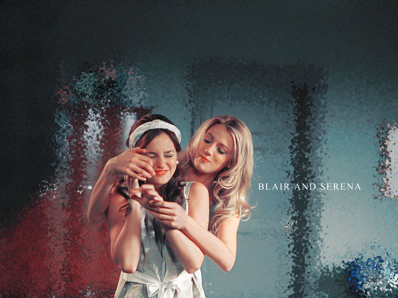 GG Wallpaper - Blair and Serena