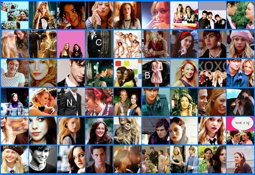  Gossip Girl iconen collage