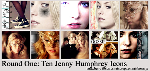 Gossip Girl icons collage
