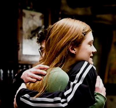  Harry and Ginny Hugging: Half-Blood Prince