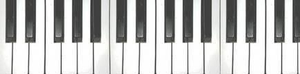 Piano keys Banner