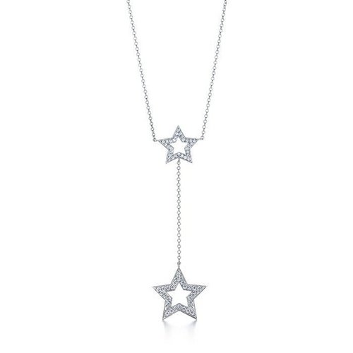  Tiffany Stars Double drop pendant