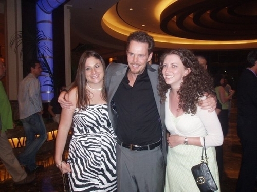  Kevin Connolly and Kevin Dilllon pose with fan at The Pool Turns One Harrah's AC June 14, 2008