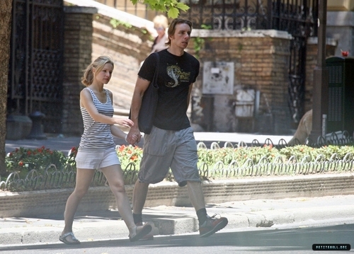 Kristen Bell in Rome with Dax