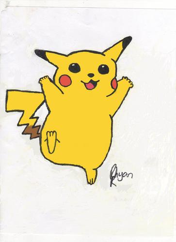  jumping Pikachu